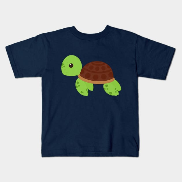 Sea Turtle Kids T-Shirt by NovaSammy